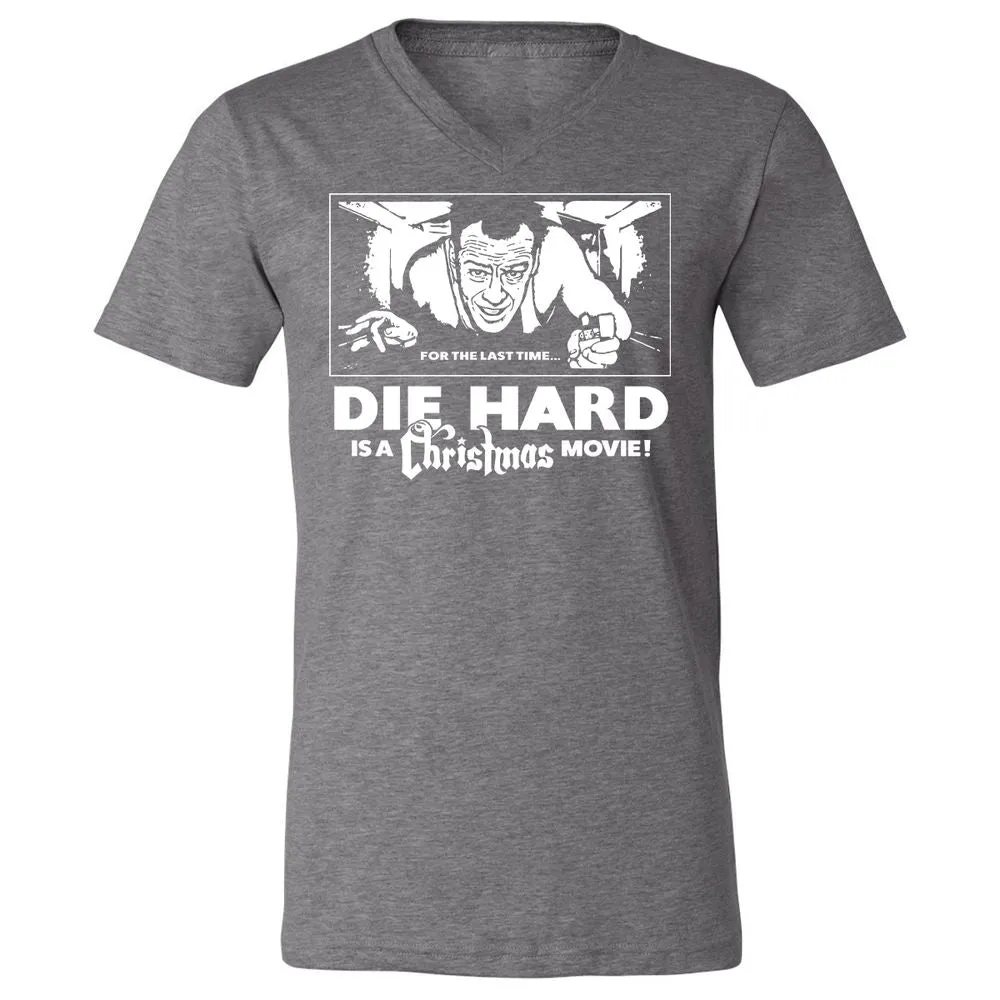 Unisex V-Neck T-Shirt - HDZBUXF8 - Deep Heather - 13