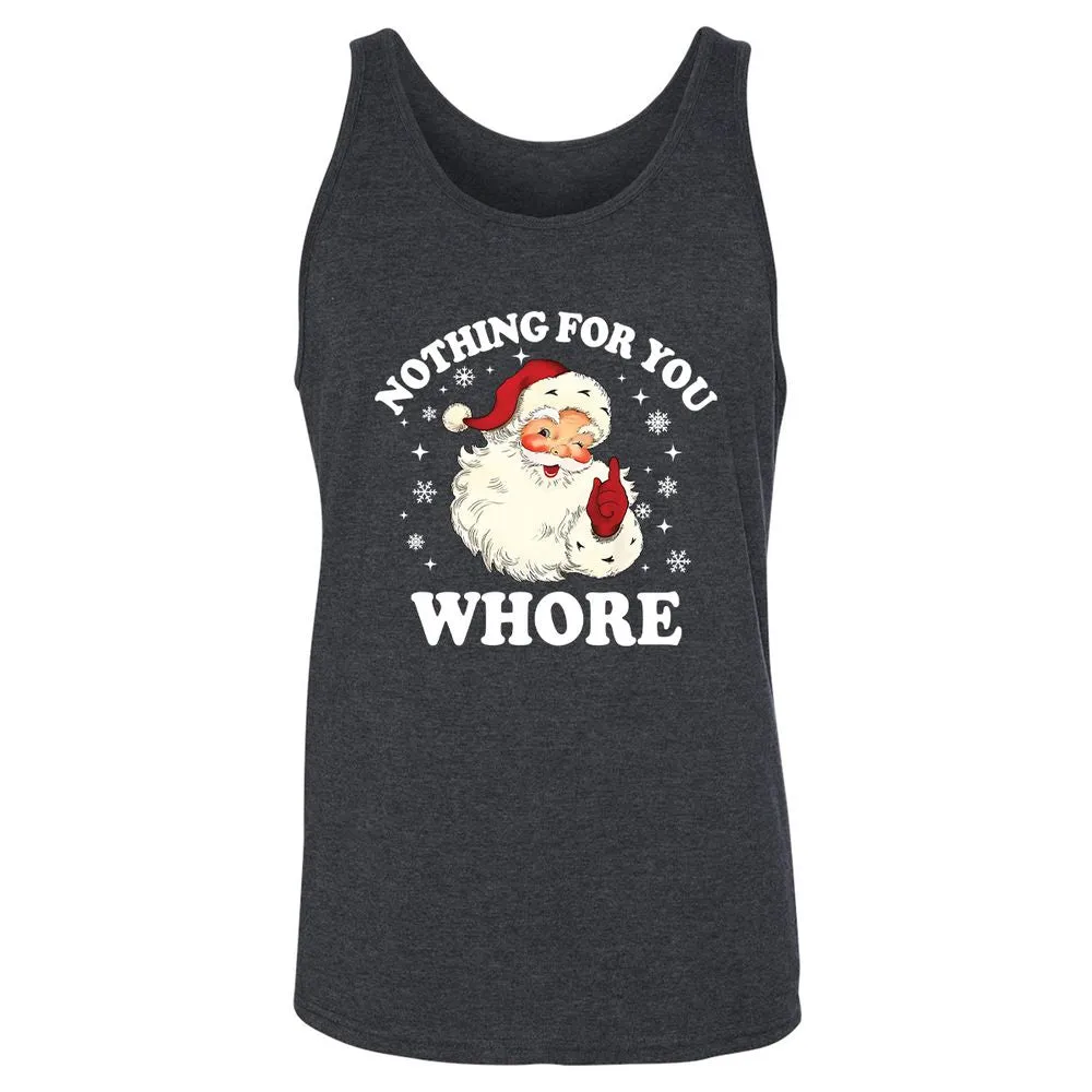 Nothing For You Whore Santa - Dark Grey Heather - 6