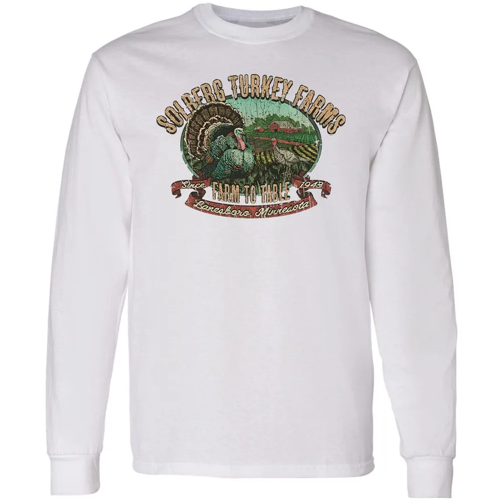 Vintage Turkey Farm Thanksgiving - White - 5