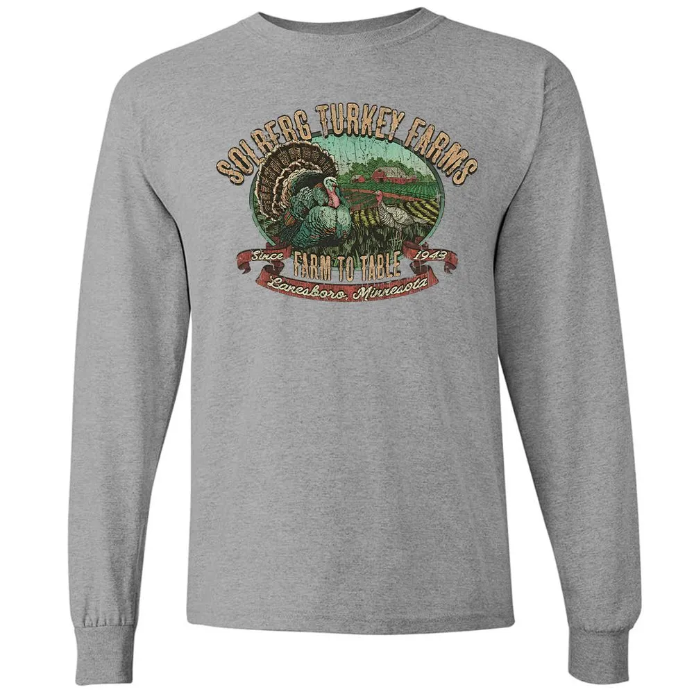 Vintage Turkey Farm Thanksgiving - Graphite Heather - 6