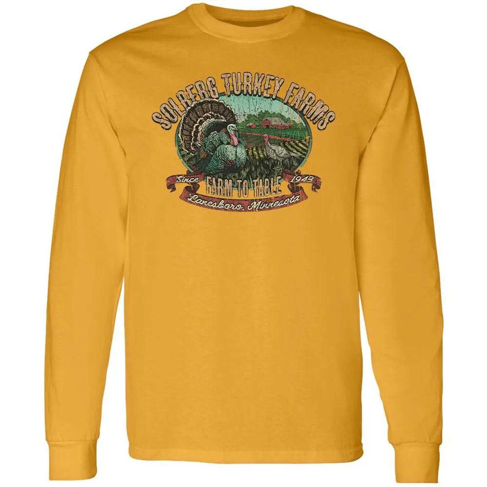 Vintage Turkey Farm Thanksgiving - Gold - 9