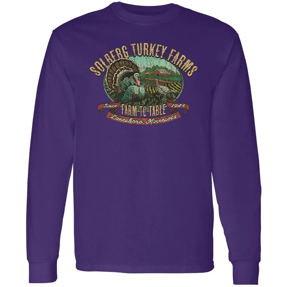 Vintage Turkey Farm Thanksgiving - Purple - 13