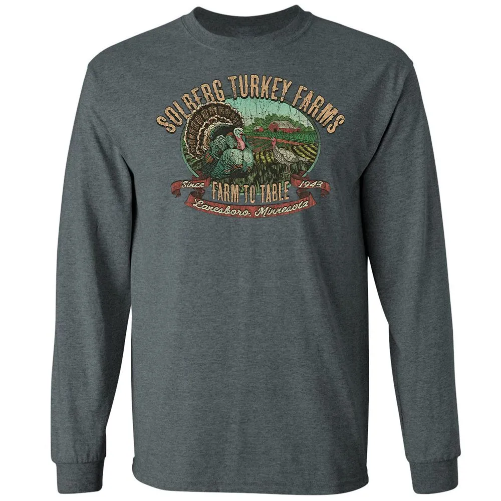 Vintage Turkey Farm Thanksgiving - Dark Heather - 15