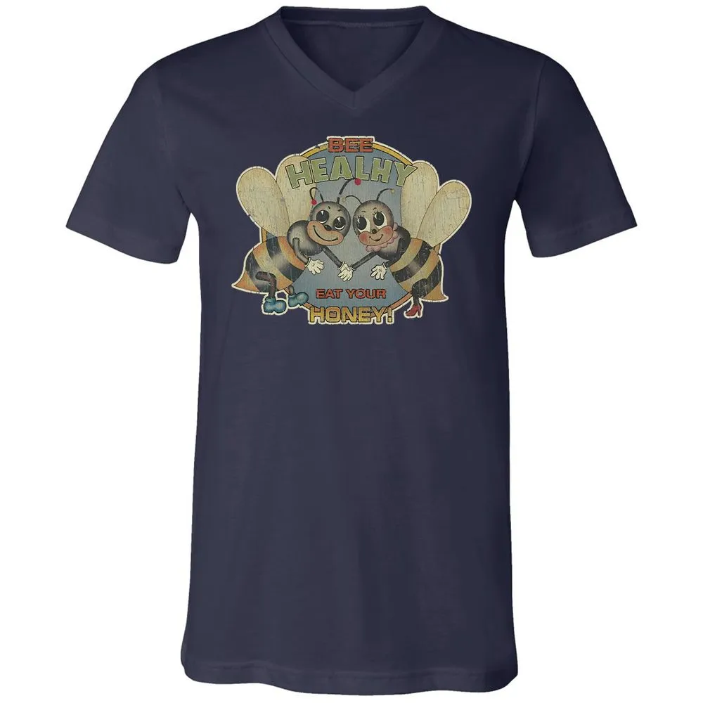 Bee Healthy Eat Your Honey - Navy - 2