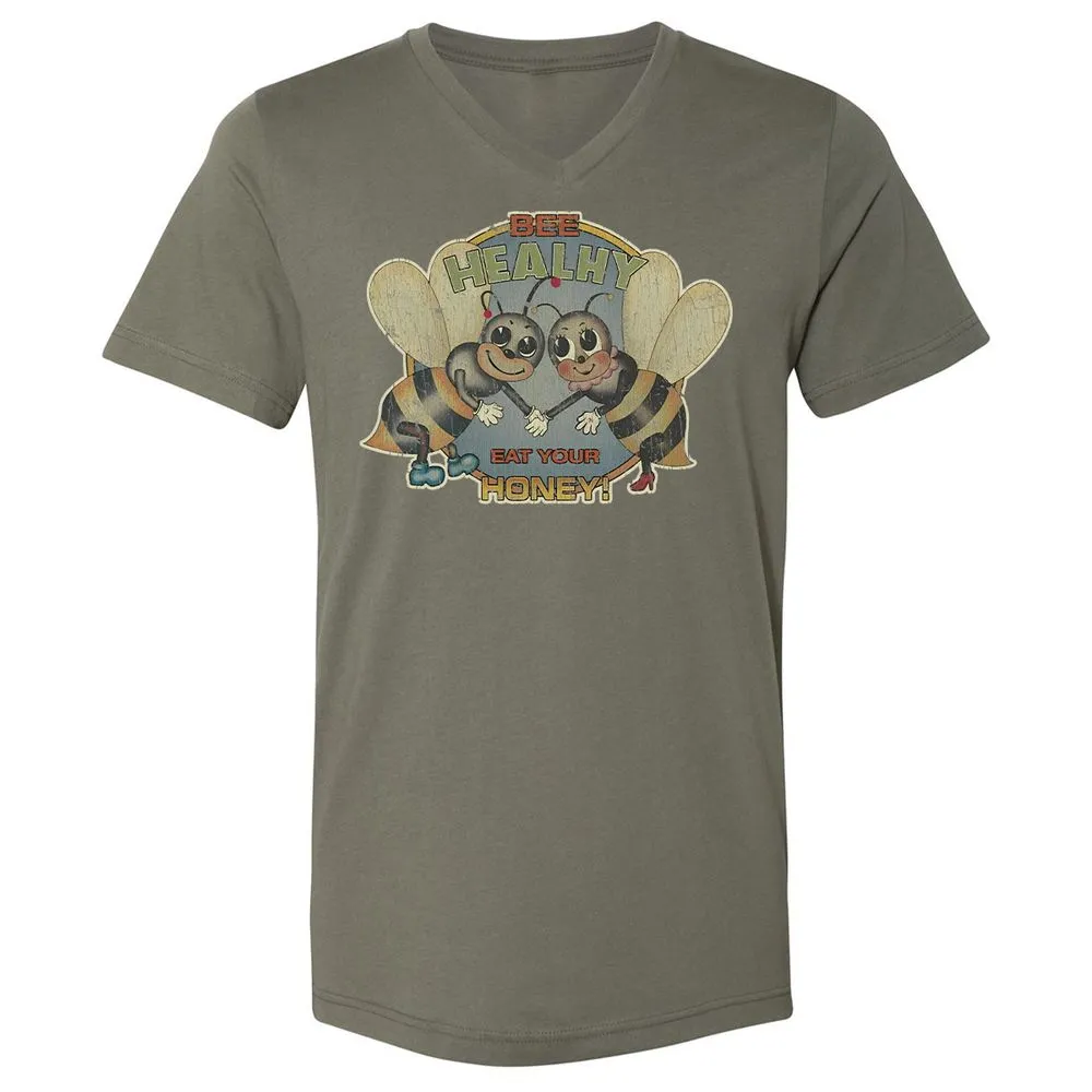 Bee Healthy Eat Your Honey - Military Green - 10