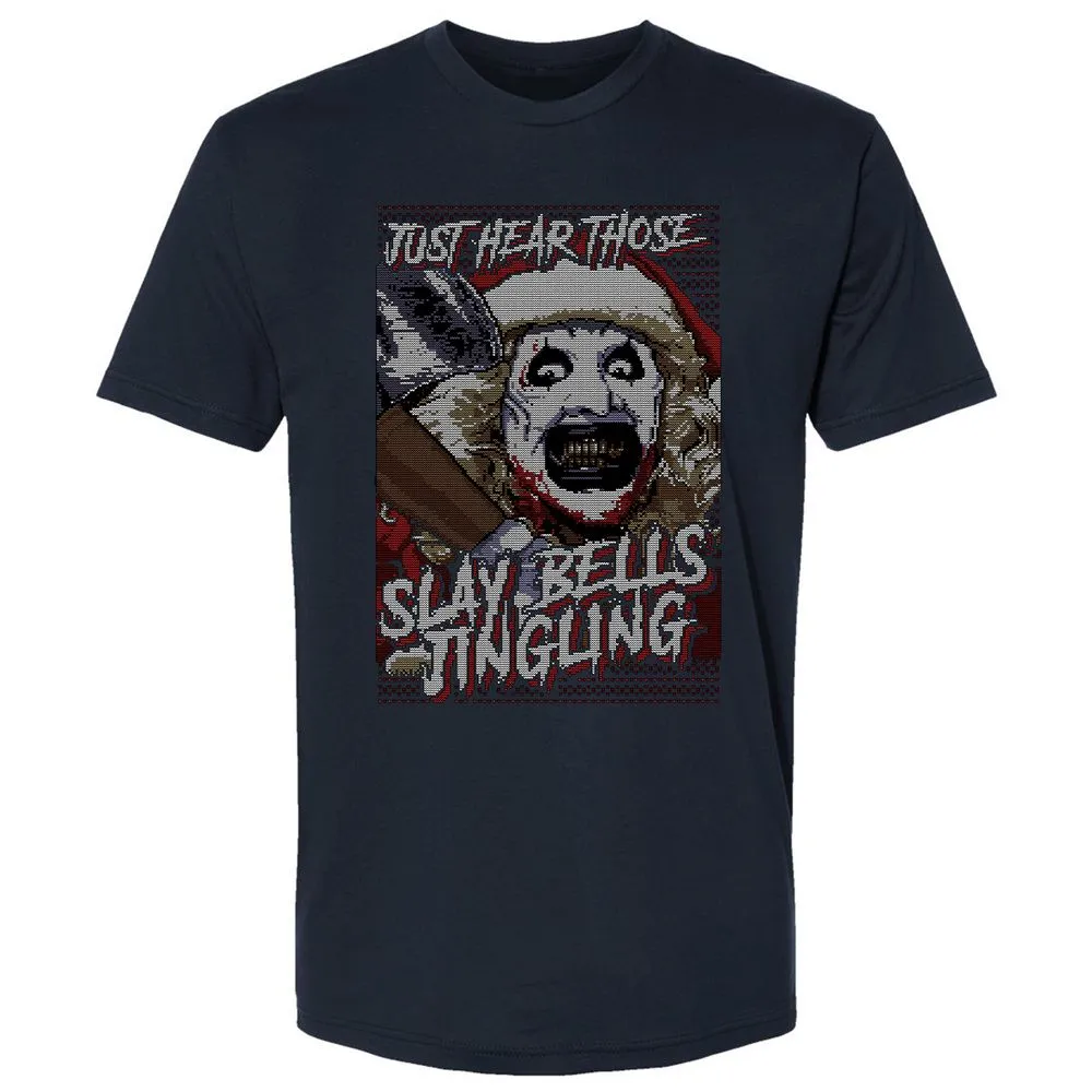 Slay Bells Jingling Premium Unisex T-Shirt - Midnight Navy - 2