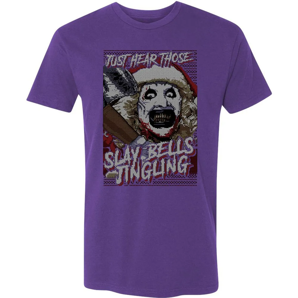 Slay Bells Jingling Premium Unisex T-Shirt - Purple Rush - 7