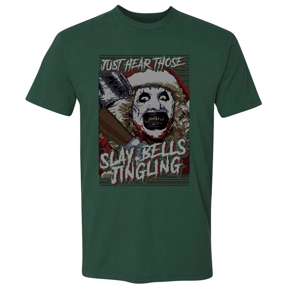 Slay Bells Jingling Premium Unisex T-Shirt - Forest Green - 13