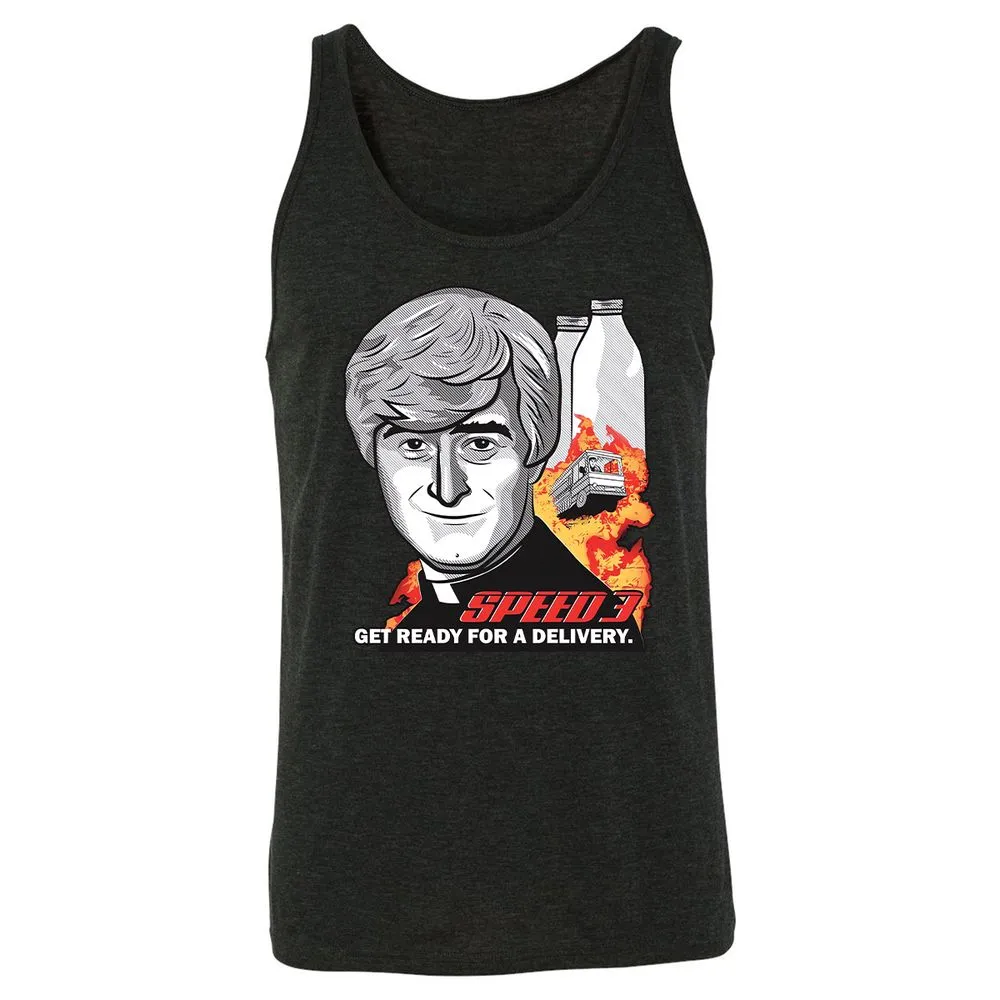 Unisex Jersey Tank - E95RBXGE - Charcoal Black Triblend - 5
