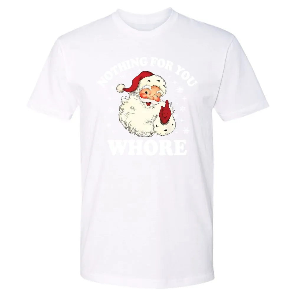 Nothing For You Whore Santa - White - 4