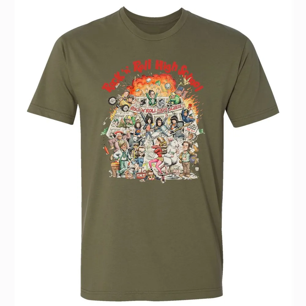 High School - Military Green - 5
