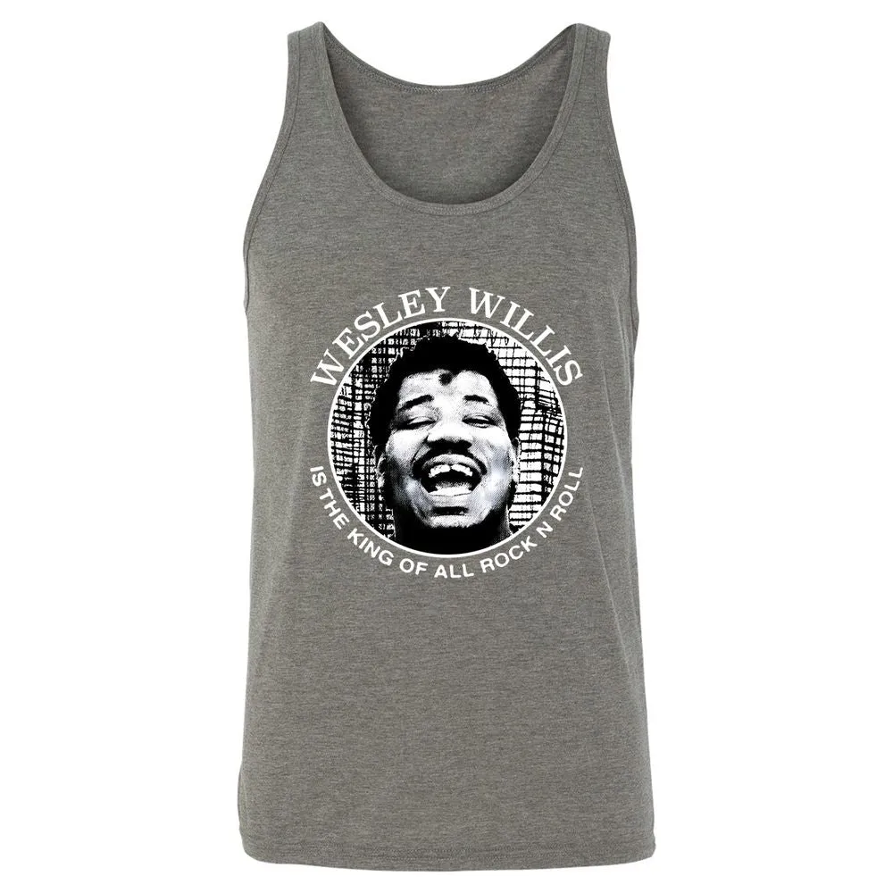 Wesley Willis is the king - Grey Triblend - 8