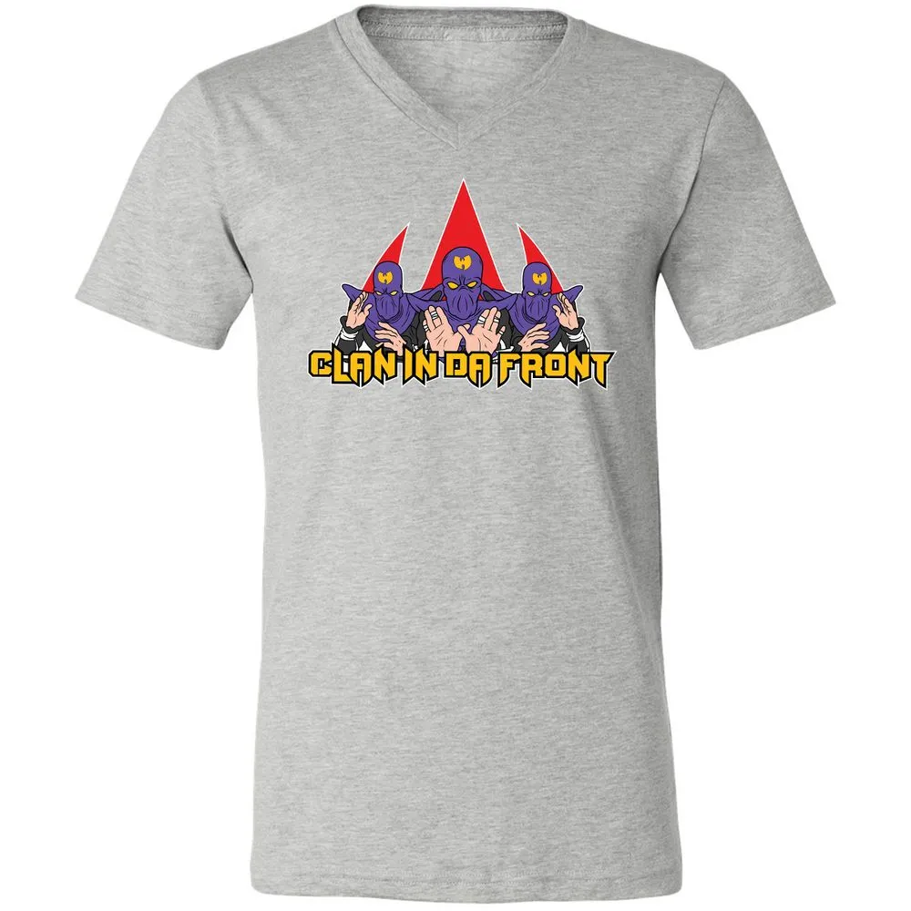 Unisex V-Neck T-Shirt - CRAVB8AX - Athletic Heather - 7
