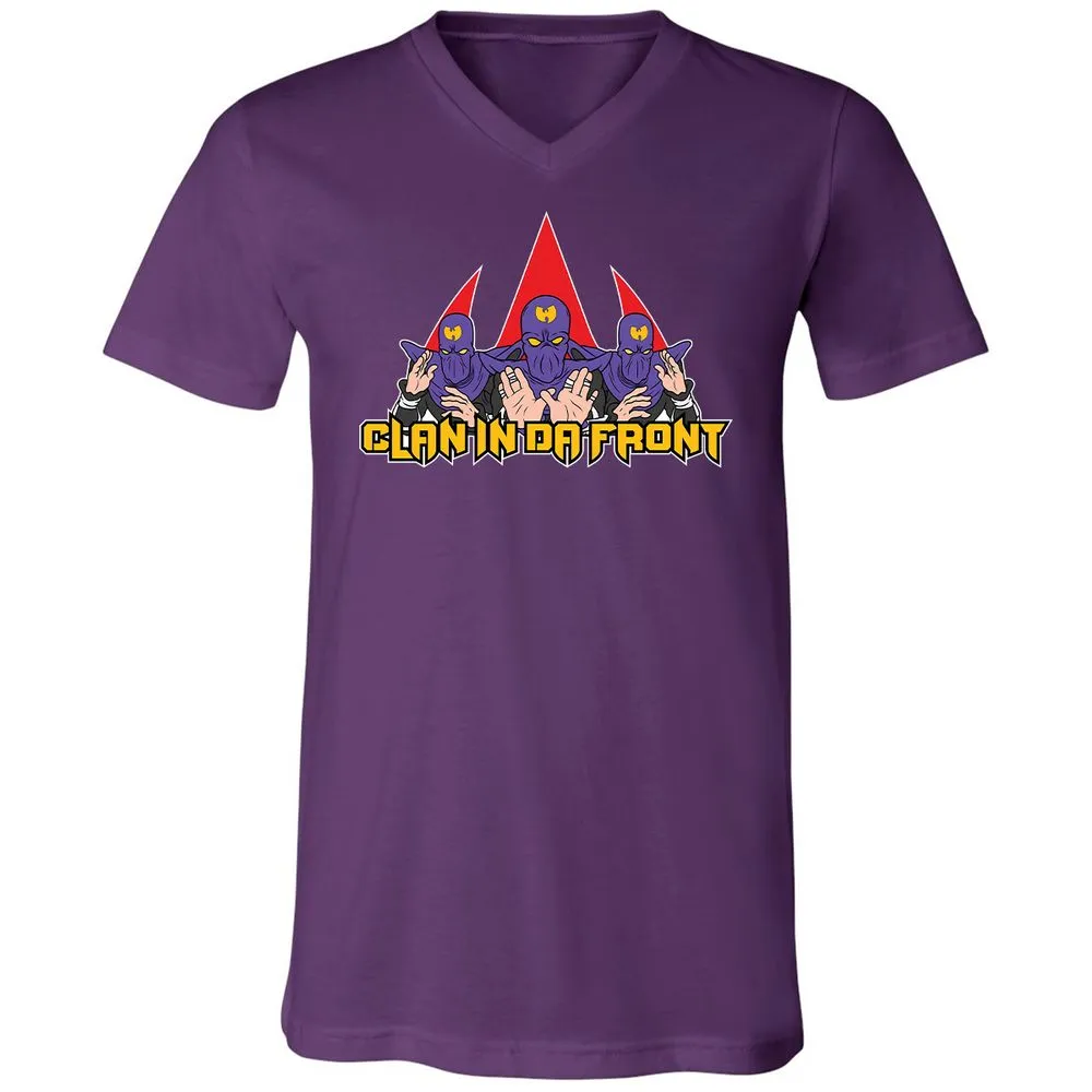 Unisex V-Neck T-Shirt - CRAVB8AX - Team Purple - 9