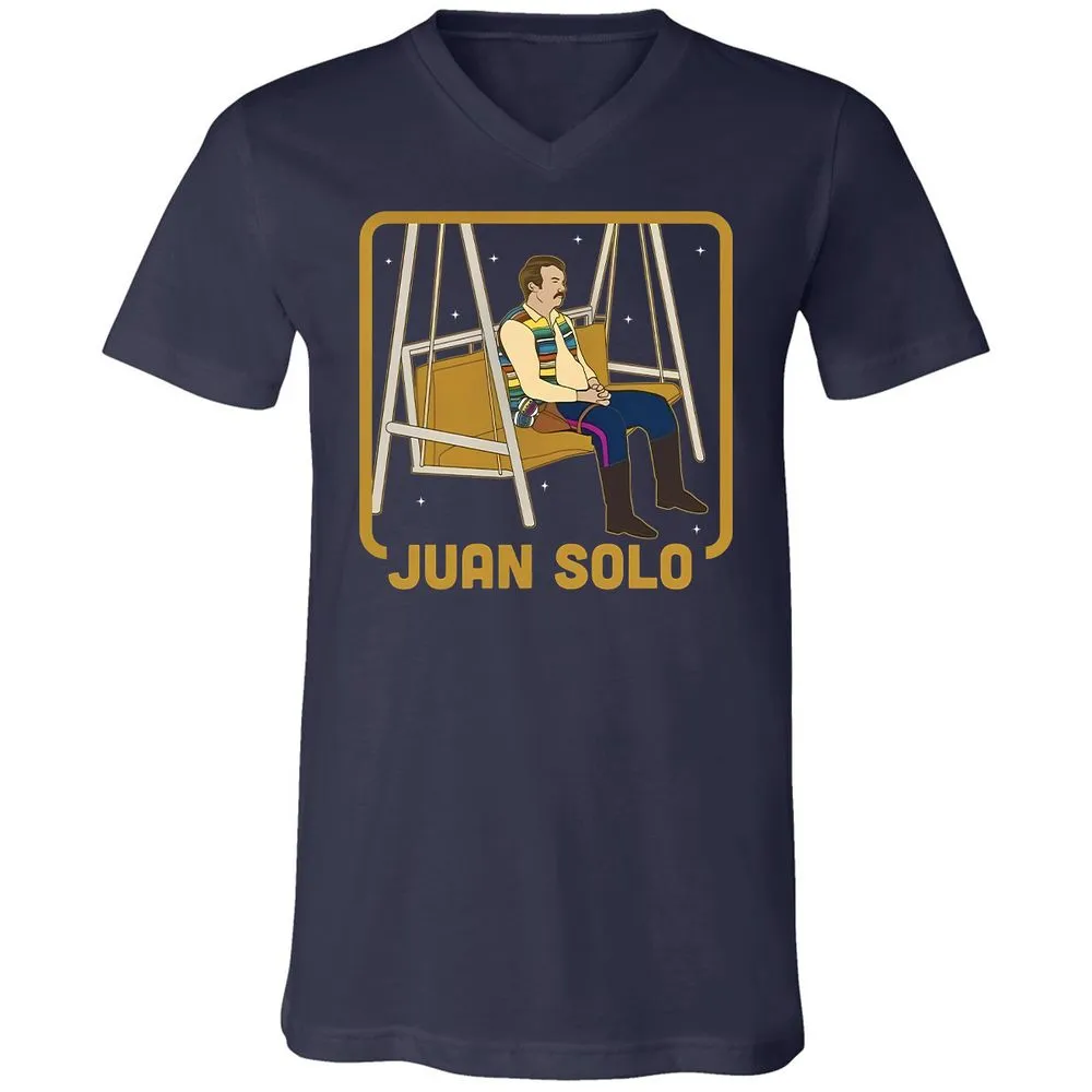 Unisex V-Neck T-Shirt - Y15PBV28 - Navy - 2