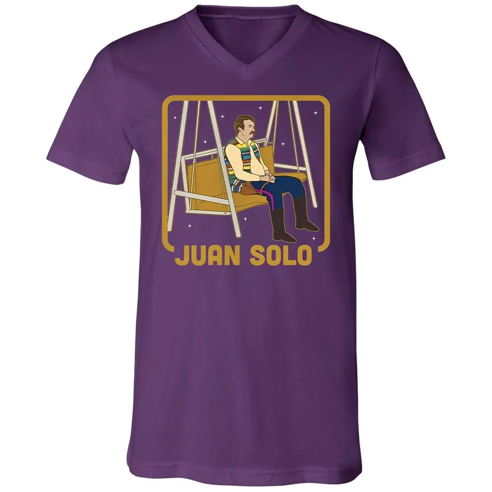 Unisex V-Neck T-Shirt - Y15PBV28 - Team Purple - 9