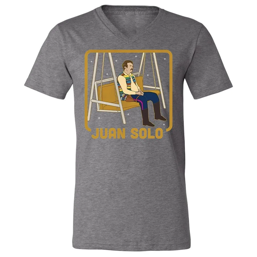 Unisex V-Neck T-Shirt - Y15PBV28 - Deep Heather - 13