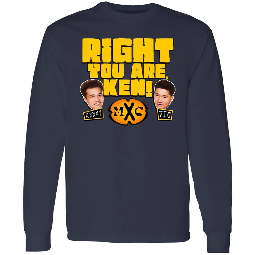 RIGHT YOU ARE, KEN! - Navy - 2