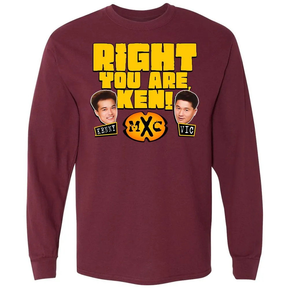 RIGHT YOU ARE, KEN! - Maroon - 11