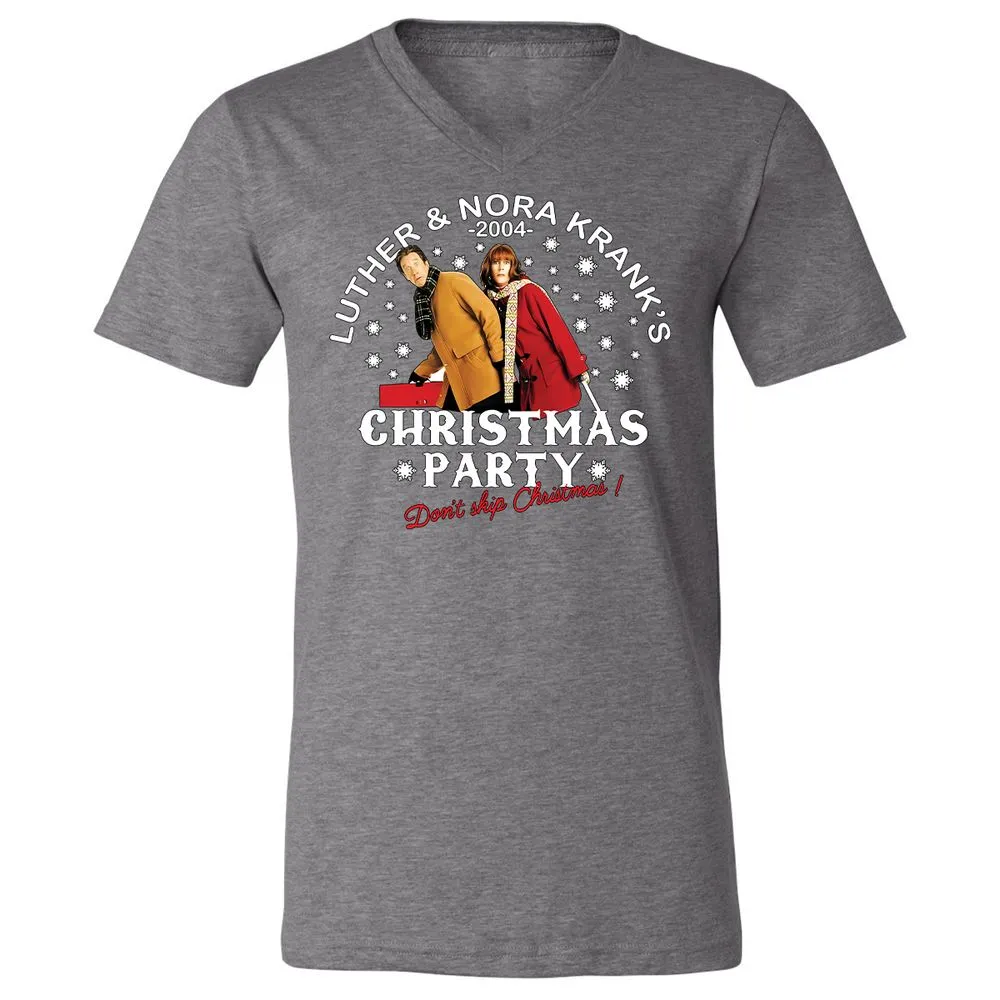 Unisex V-Neck T-Shirt - 6FLRCTA8 - Deep Heather - 13