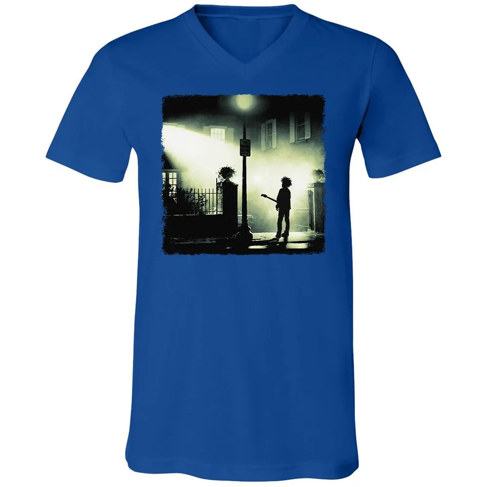 Unisex V-Neck T-Shirt - HYX4YM3F - True Royal - 4