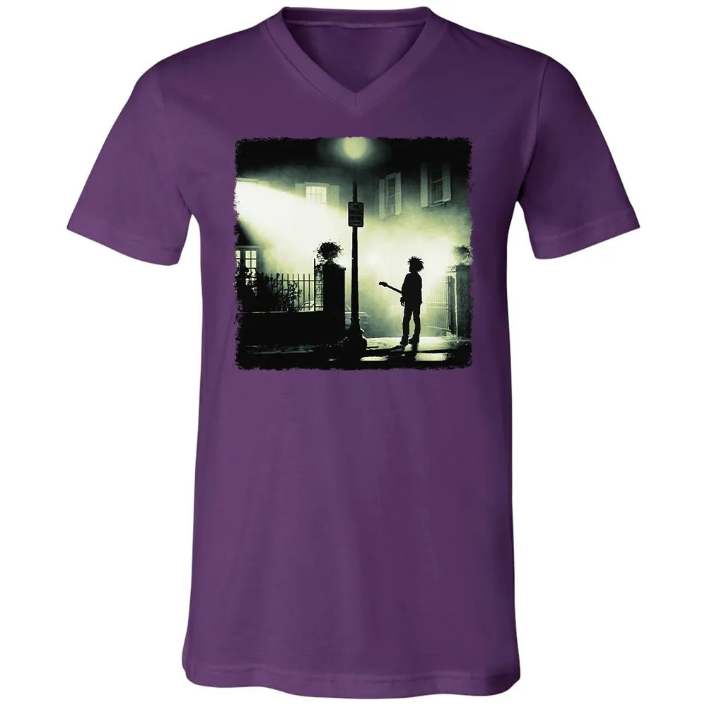 Unisex V-Neck T-Shirt - HYX4YM3F - Team Purple - 9