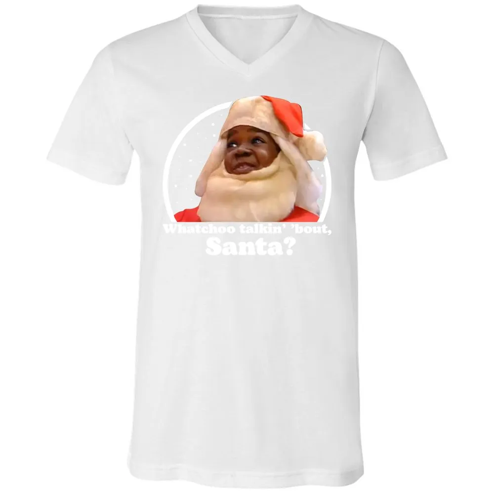 Unisex V-Neck T-Shirt - J2TL5ZBM - White - 5