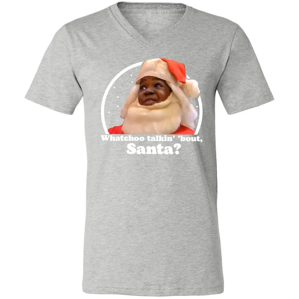 Unisex V-Neck T-Shirt - J2TL5ZBM - Athletic Heather - 7