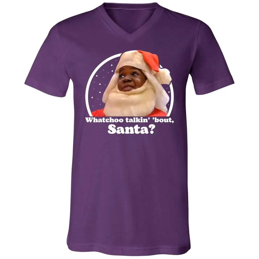 Unisex V-Neck T-Shirt - J2TL5ZBM - Team Purple - 9