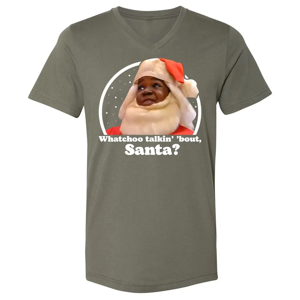 Unisex V-Neck T-Shirt - J2TL5ZBM - Military Green - 10