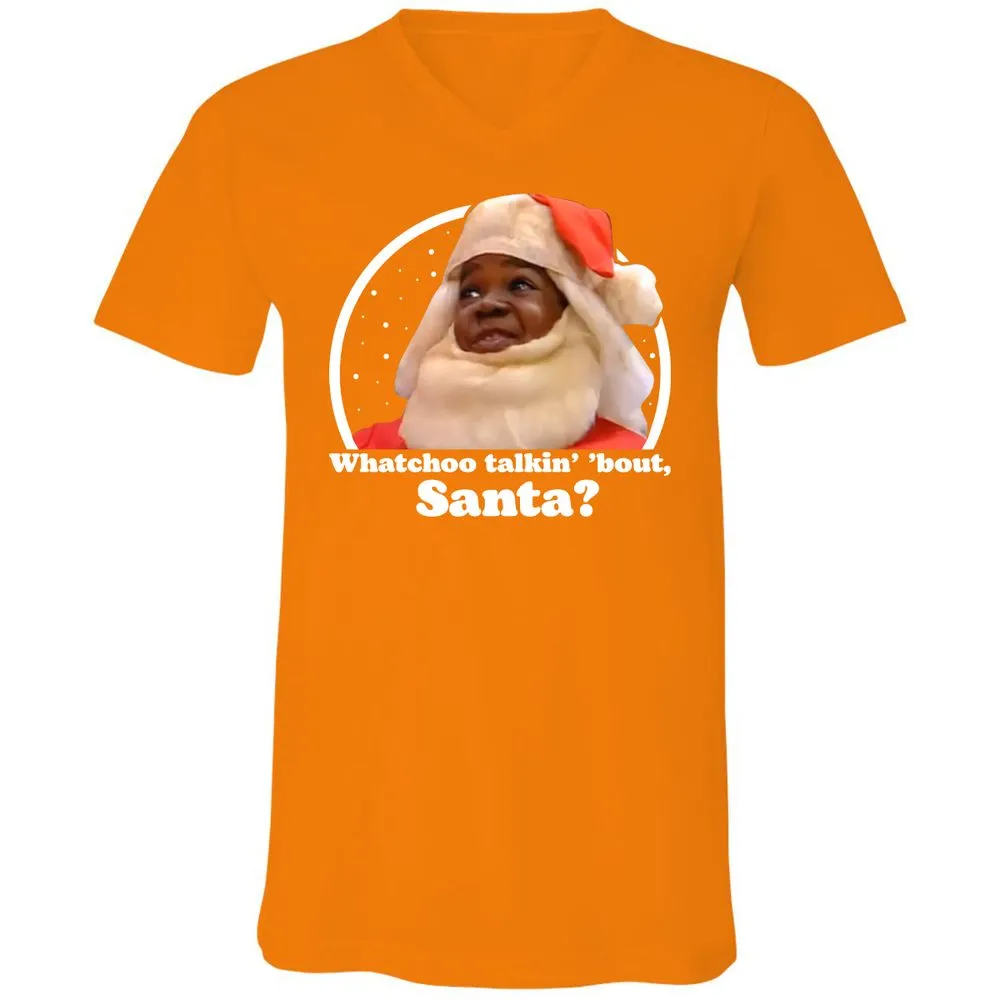 Unisex V-Neck T-Shirt - J2TL5ZBM - Orange - 11