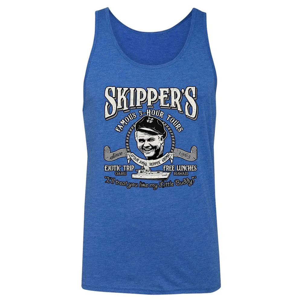 Unisex Jersey Tank - 7GCR97AG - True Royal Triblend - 12