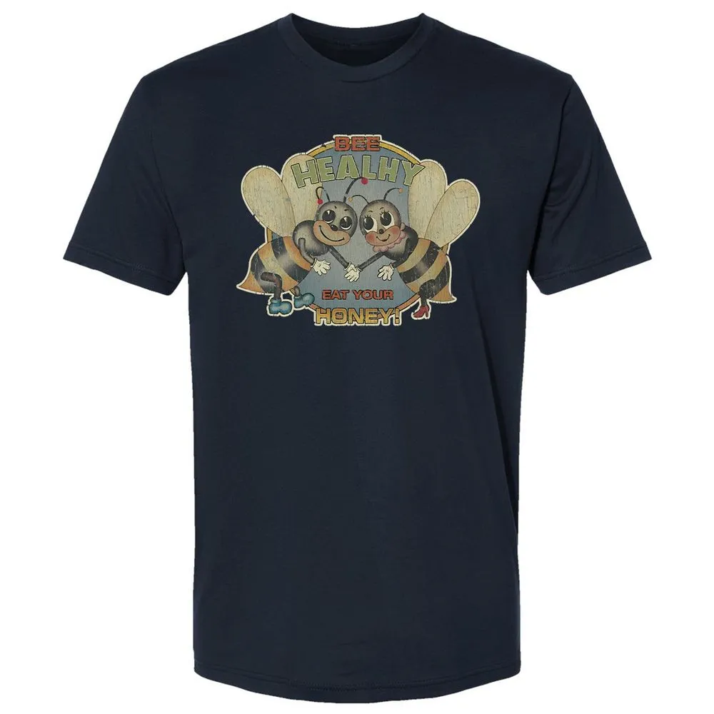 Bee Healthy Eat Your Honey - Midnight Navy - 2