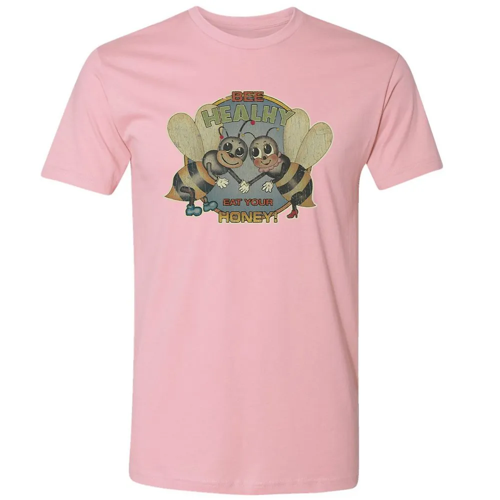 Bee Healthy Eat Your Honey - Light Pink - 3