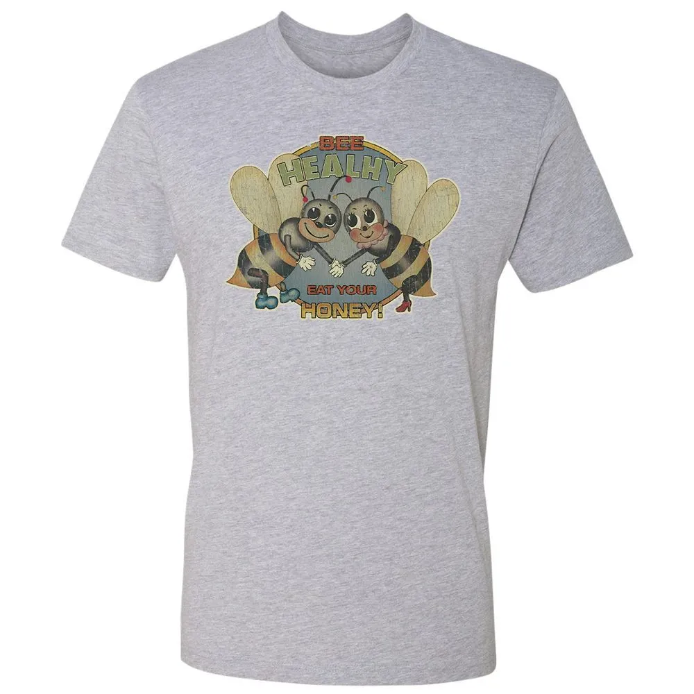 Bee Healthy Eat Your Honey - Heather Grey - 9