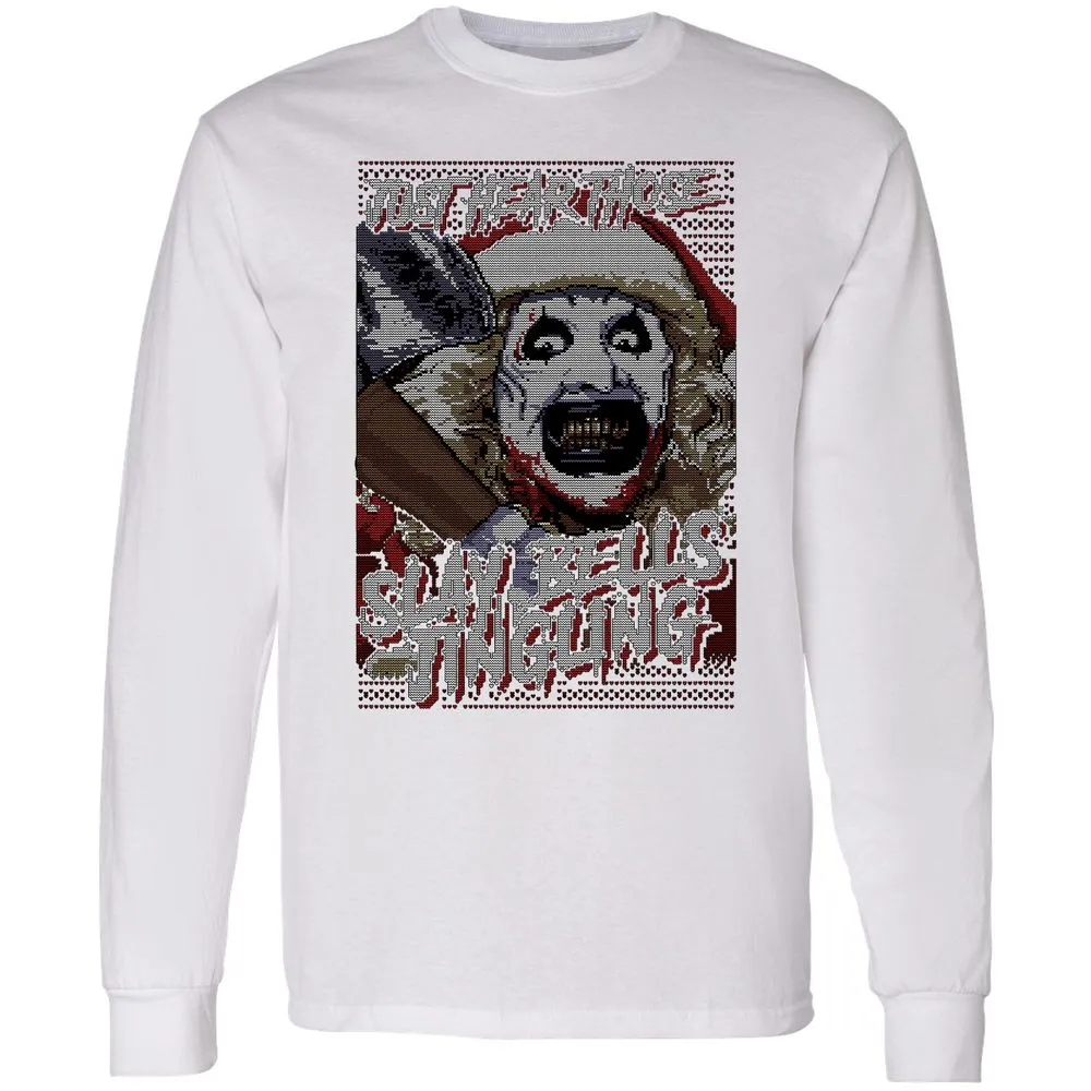 Slay Bells Jingling Long Sleeve T-Shirt - White - 5