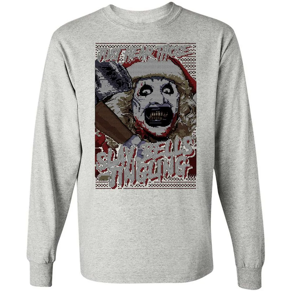 Slay Bells Jingling Long Sleeve T-Shirt - Ash - 7