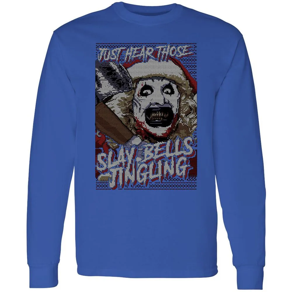 Slay Bells Jingling Long Sleeve T-Shirt - Royal - 8