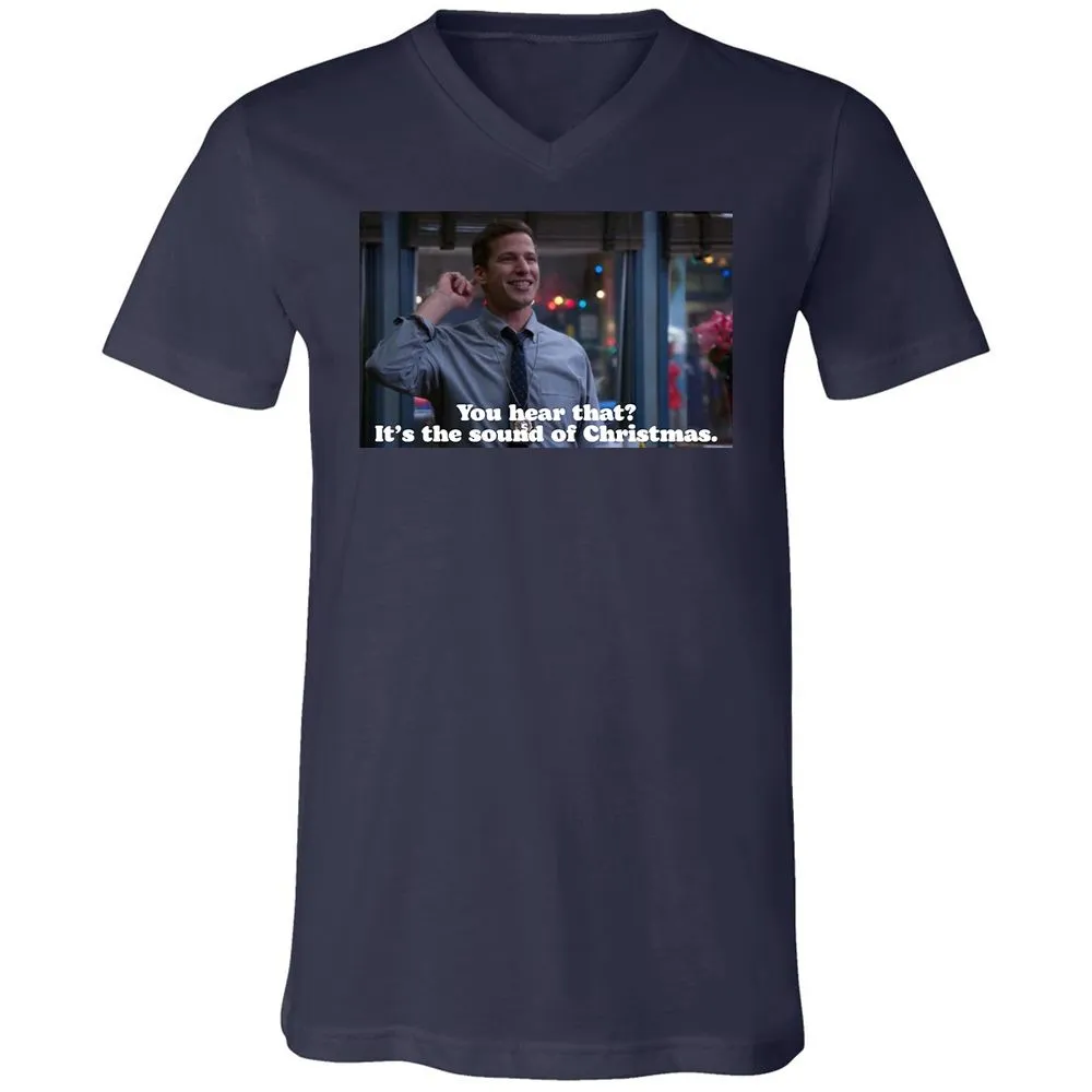 Unisex V-Neck T-Shirt - F5A8WEVX - Navy - 2