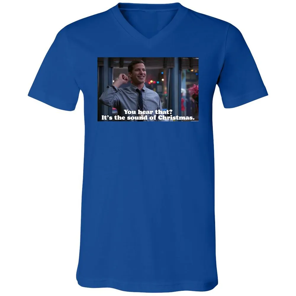 Unisex V-Neck T-Shirt - F5A8WEVX - True Royal - 4