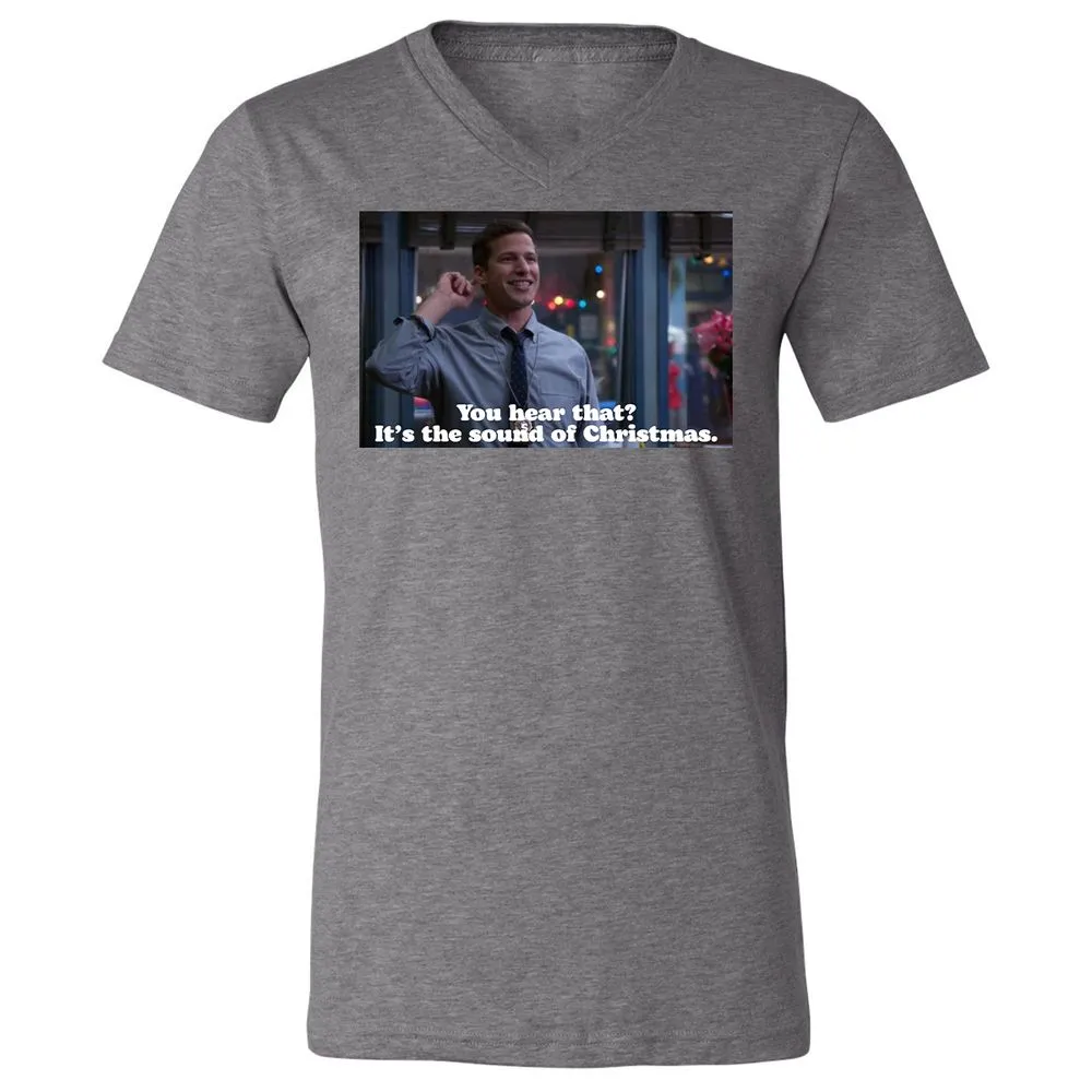 Unisex V-Neck T-Shirt - F5A8WEVX - Deep Heather - 13