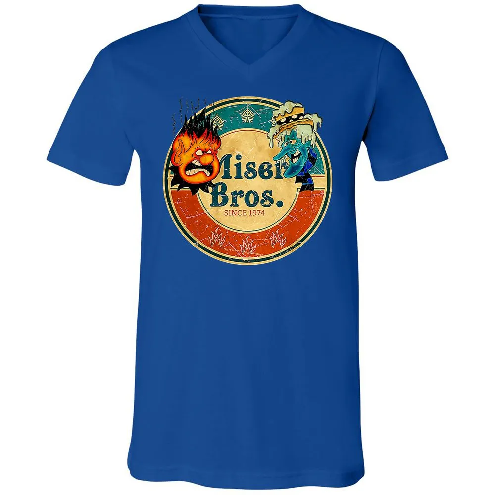Unisex V-Neck T-Shirt - ZZRRSVFS - True Royal - 4