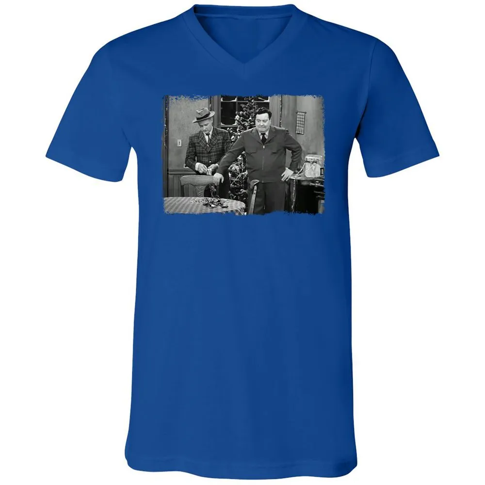 Unisex V-Neck T-Shirt - ZUZRZUPZ - True Royal - 4