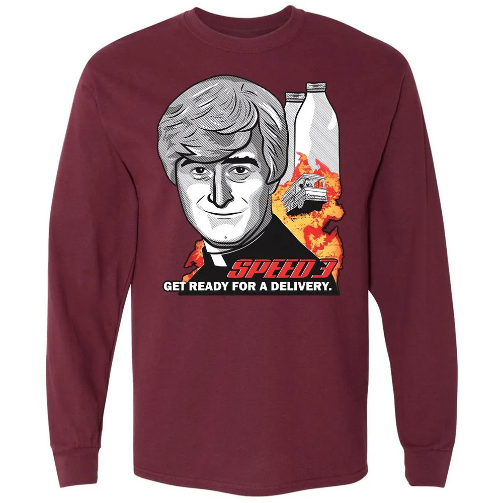 Long Sleeve T-Shirt - 9K2P7F42 - Maroon - 11