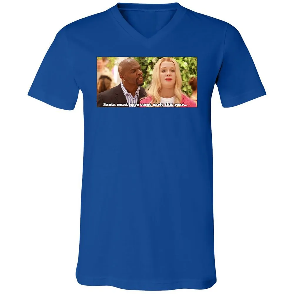 Unisex V-Neck T-Shirt - TX6GL533 - True Royal - 4