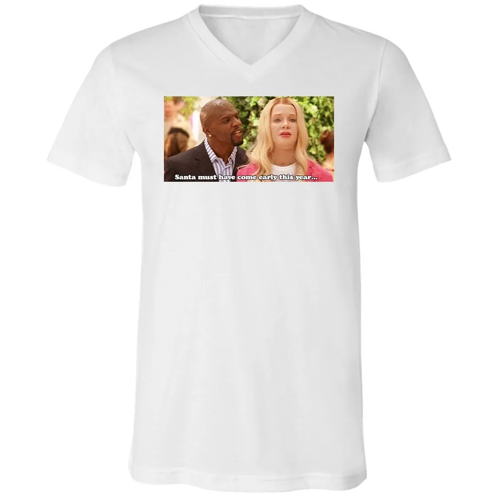 Unisex V-Neck T-Shirt - TX6GL533 - White - 5