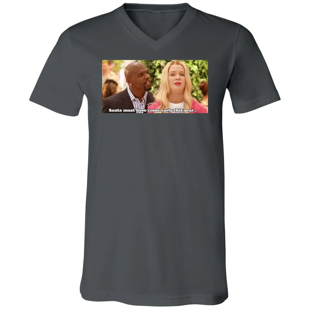 Unisex V-Neck T-Shirt - TX6GL533 - Asphalt - 12