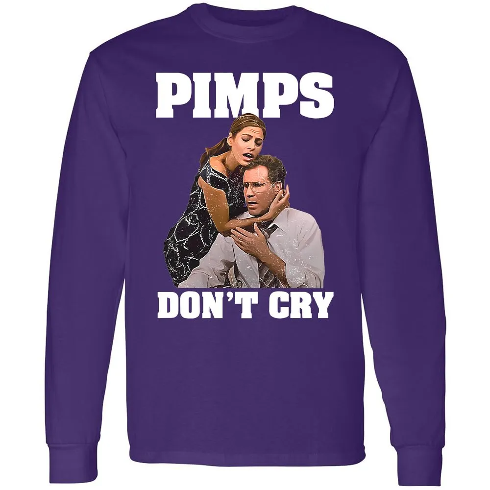 Long Sleeve T-Shirt - G7PZFBJ7 - Purple - 13