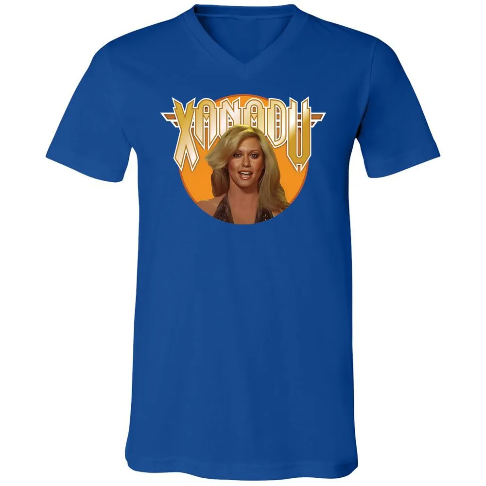 Unisex V-Neck T-Shirt - EYVXMJ4U - True Royal - 4