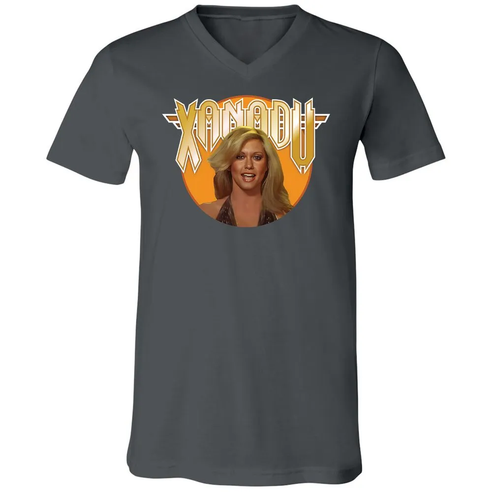 Unisex V-Neck T-Shirt - EYVXMJ4U - Asphalt - 12